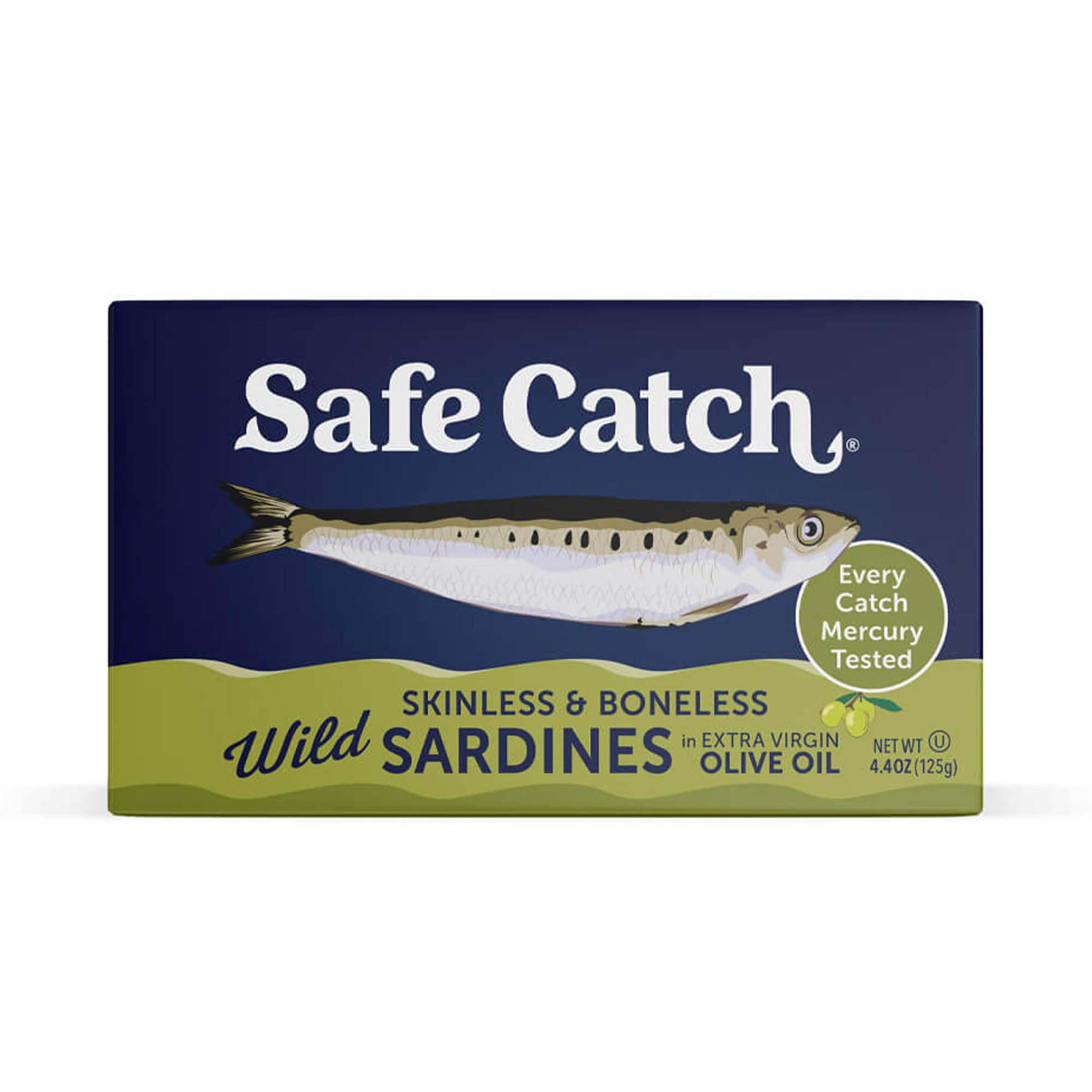 Safe Catch Wild Sardines in Extra Virgin Olive Oil Wild-Caught Skinless Boneless