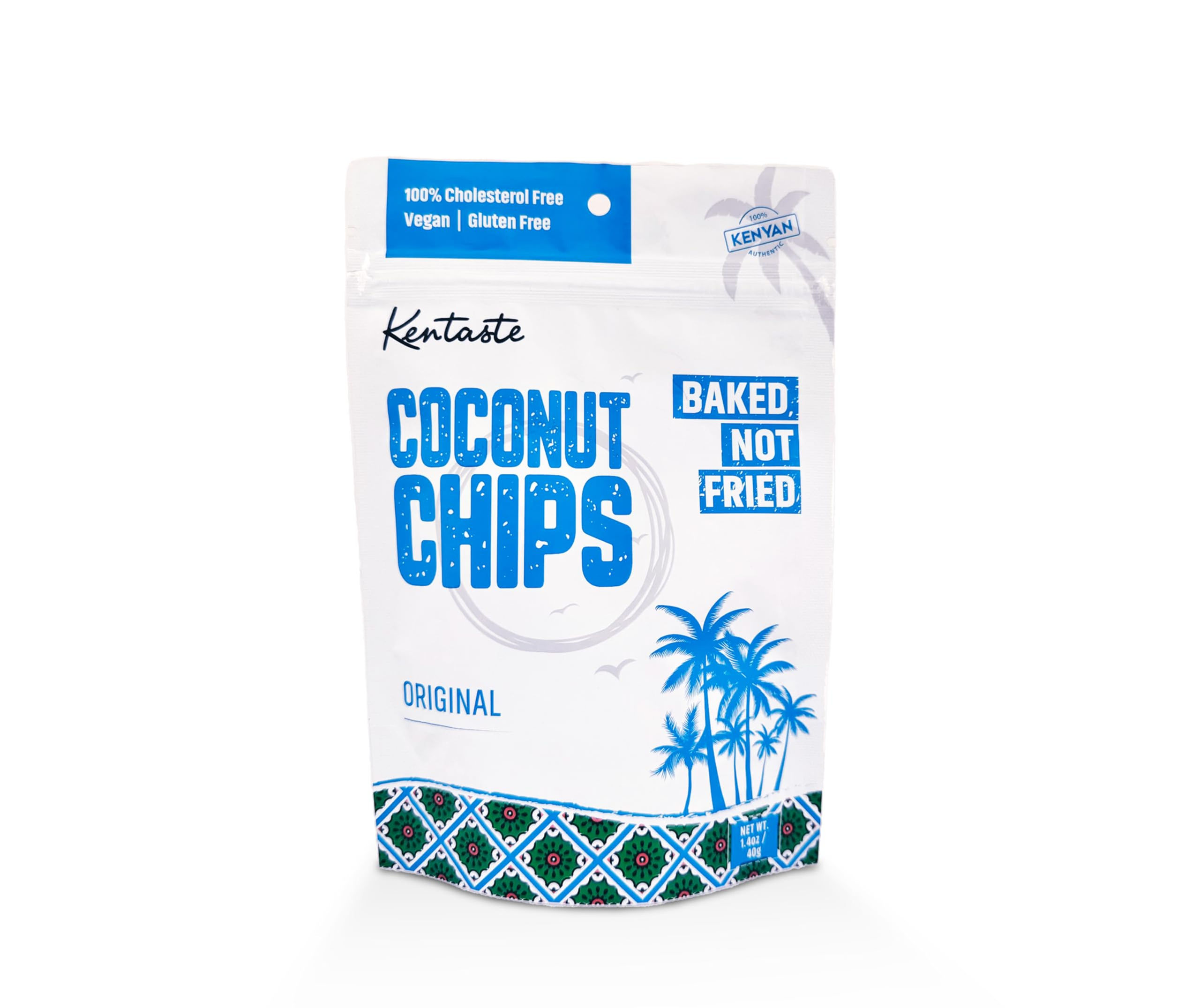 Kentaste Coconut Chips l Shredded, Dried, and Baked Coconut Snack l Cholesterol