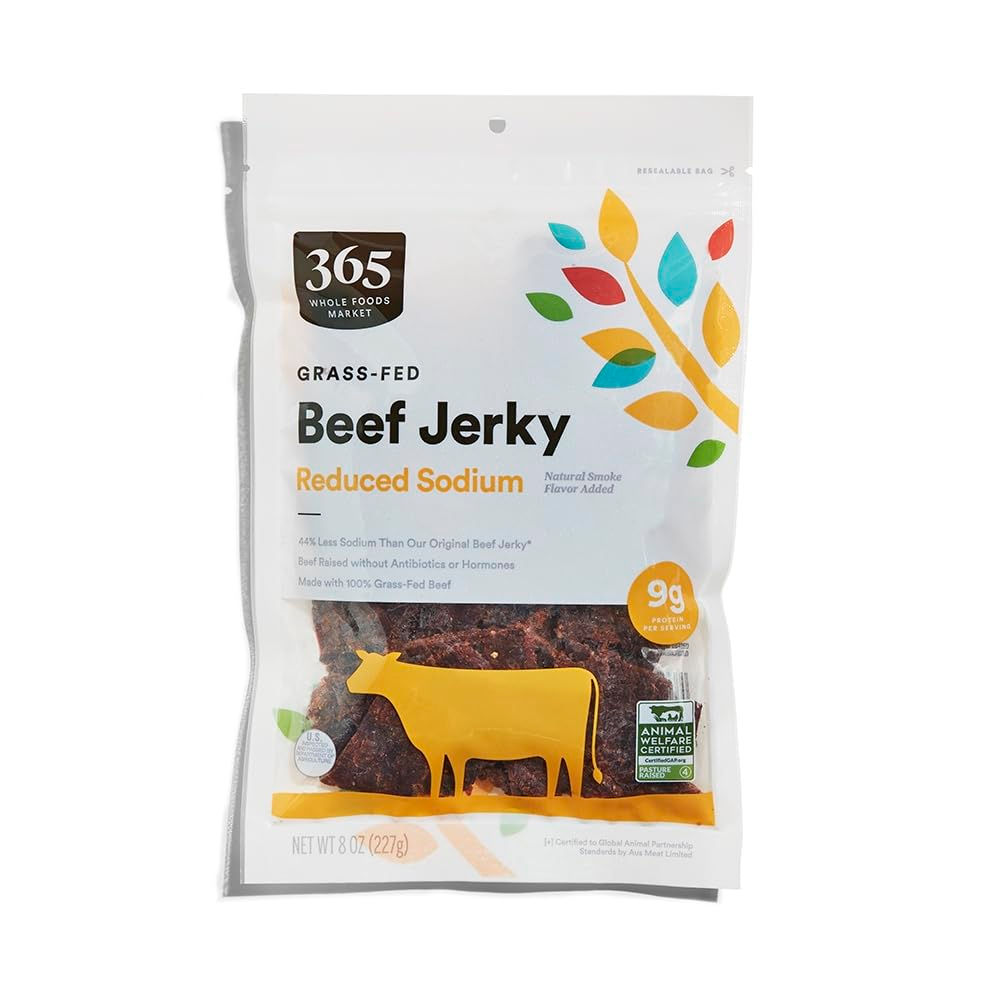 365 by Whole Foods Market, Original Family Size Reduced Sodium Beef Jerky, 8 OZ