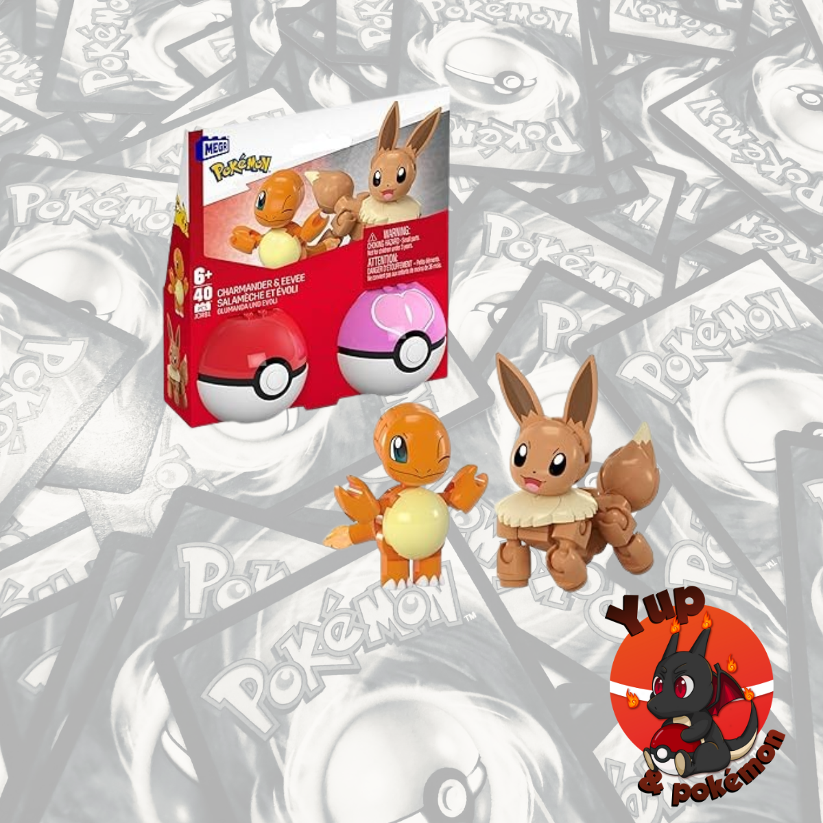 MEGA Pokémon Salamèche et Évoli