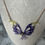 Thumbnail: resin winged necklace