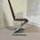 Miniaturbild: Retro Stuhl mit speziellem Design, Lila, Velour