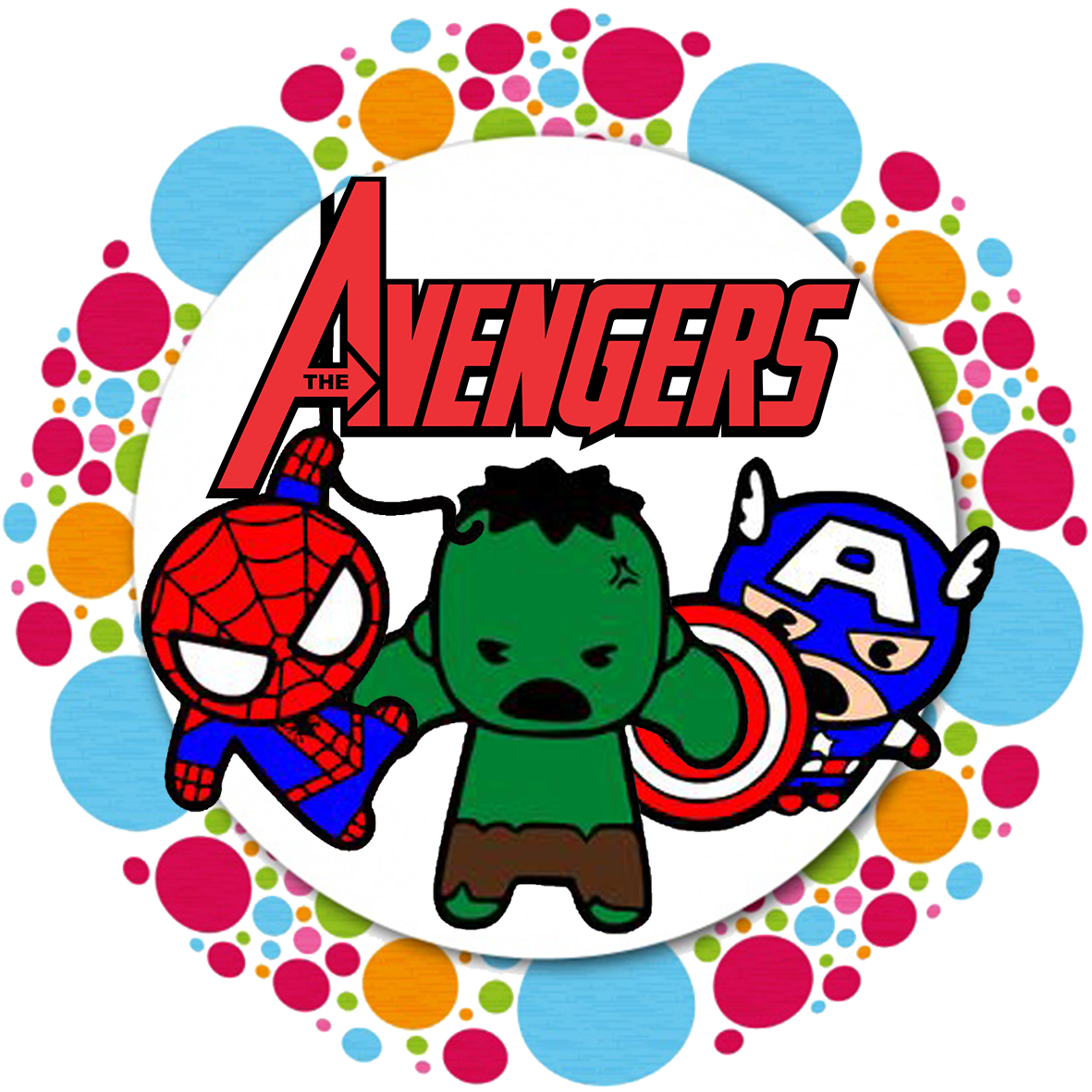 Kit Personalizado cumpleaños de Advenger Chivi