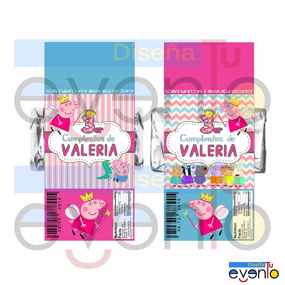 Miniatura: Kit Personalizado de Cumpleaños de Peppa Pig (Hada)