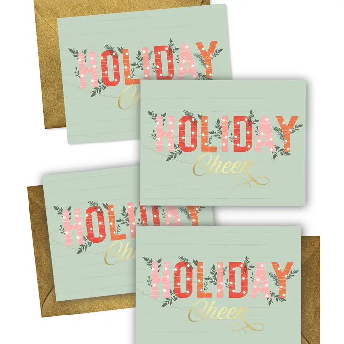 Holiday Cheer Christmas Greeting Cards Boxed Set