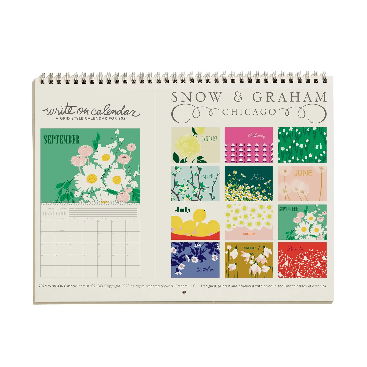 2024 Write On Calendar gingerpdesigns