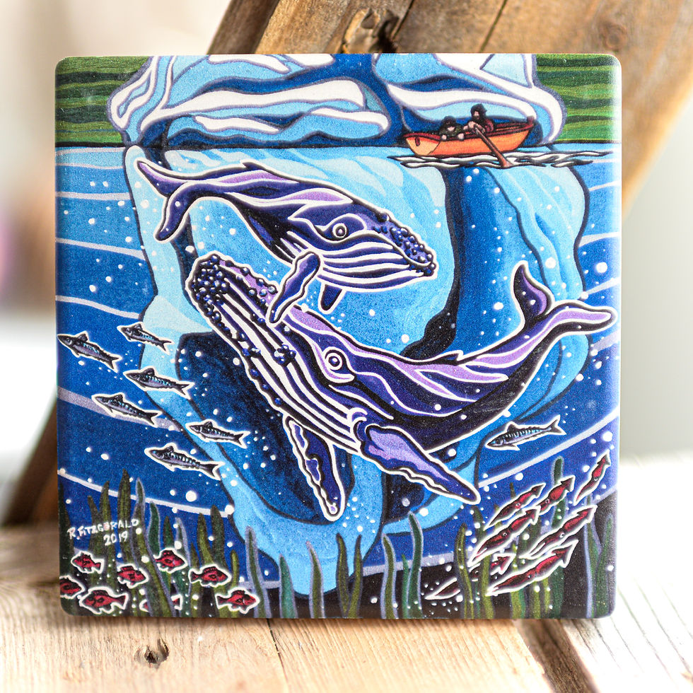 Thumbnail: Ceramic Coasters set Reilly Fitzgerald Artist