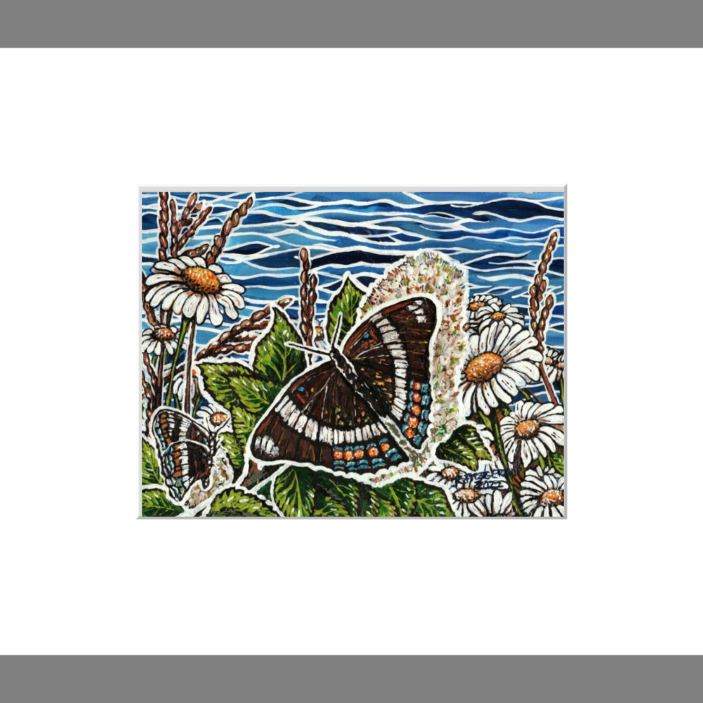 "Butterflies Flutter" Custom order 8"x10" matted to 11"x14" print