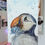 Thumbnail: "Puffin Stuffin" 8.5"X5" watercolour on paper Original Artwork Kaeleigh Fitzgera