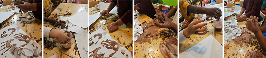 Art made by children Pop up Play Programs Kebe Family Daycare The Blended Garden