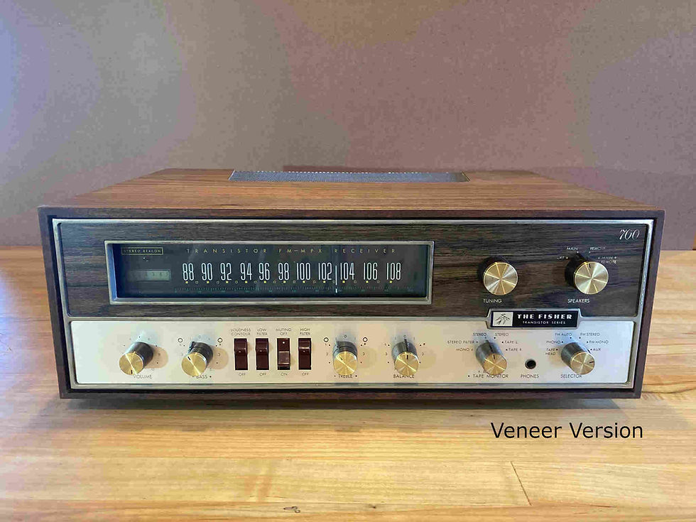 Thumbnail: Fisher 500-T 700-T Walnut Case Front