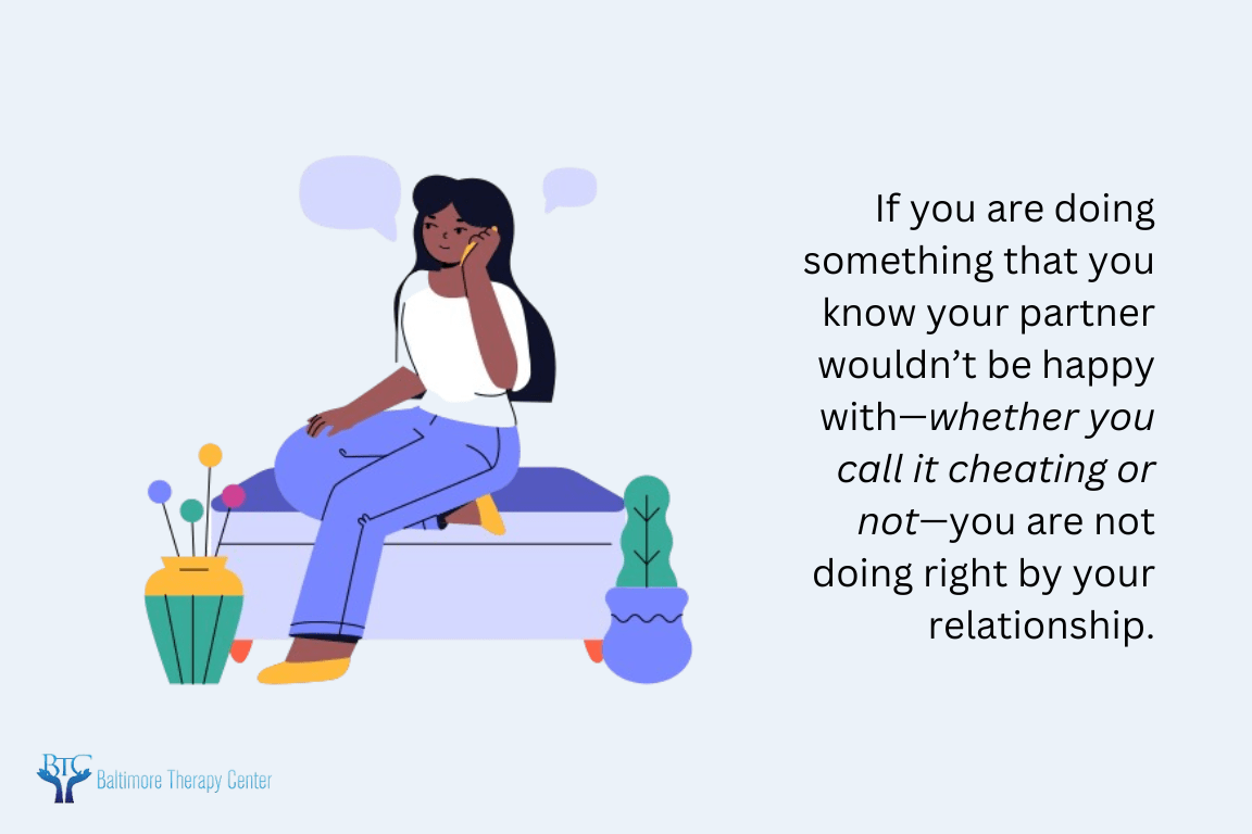 making your partner unhappy