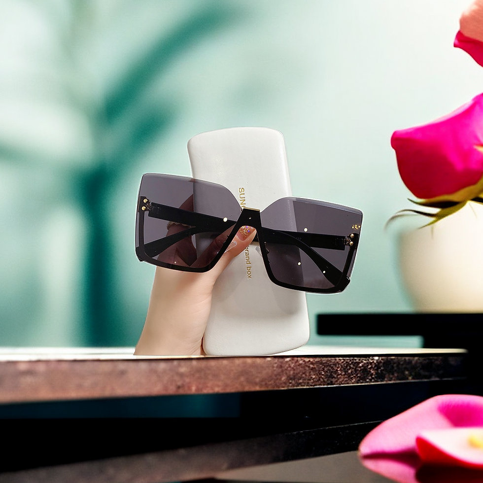 Miniature : 1pc Oval Frame Summer Gradient Sunglasses for Outdoor Use