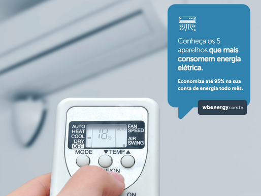 Conheça os 5 aparelhos que mais consomem energia elétrica | WB Energia Solar