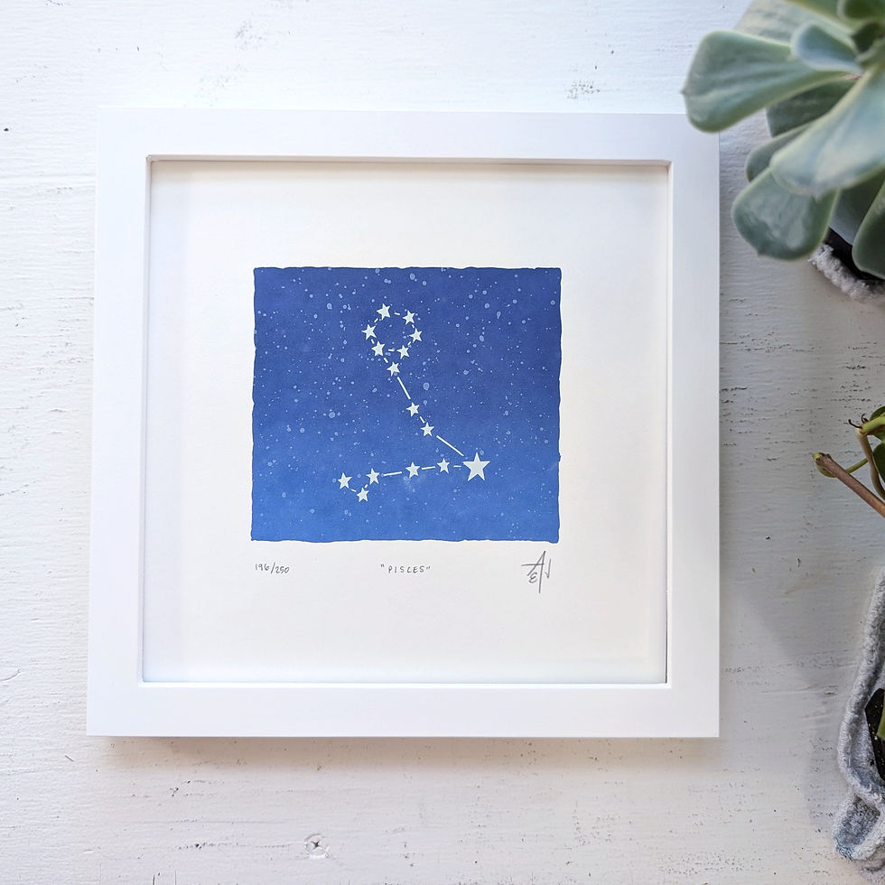 "Pisces" / Glows in the Dark!