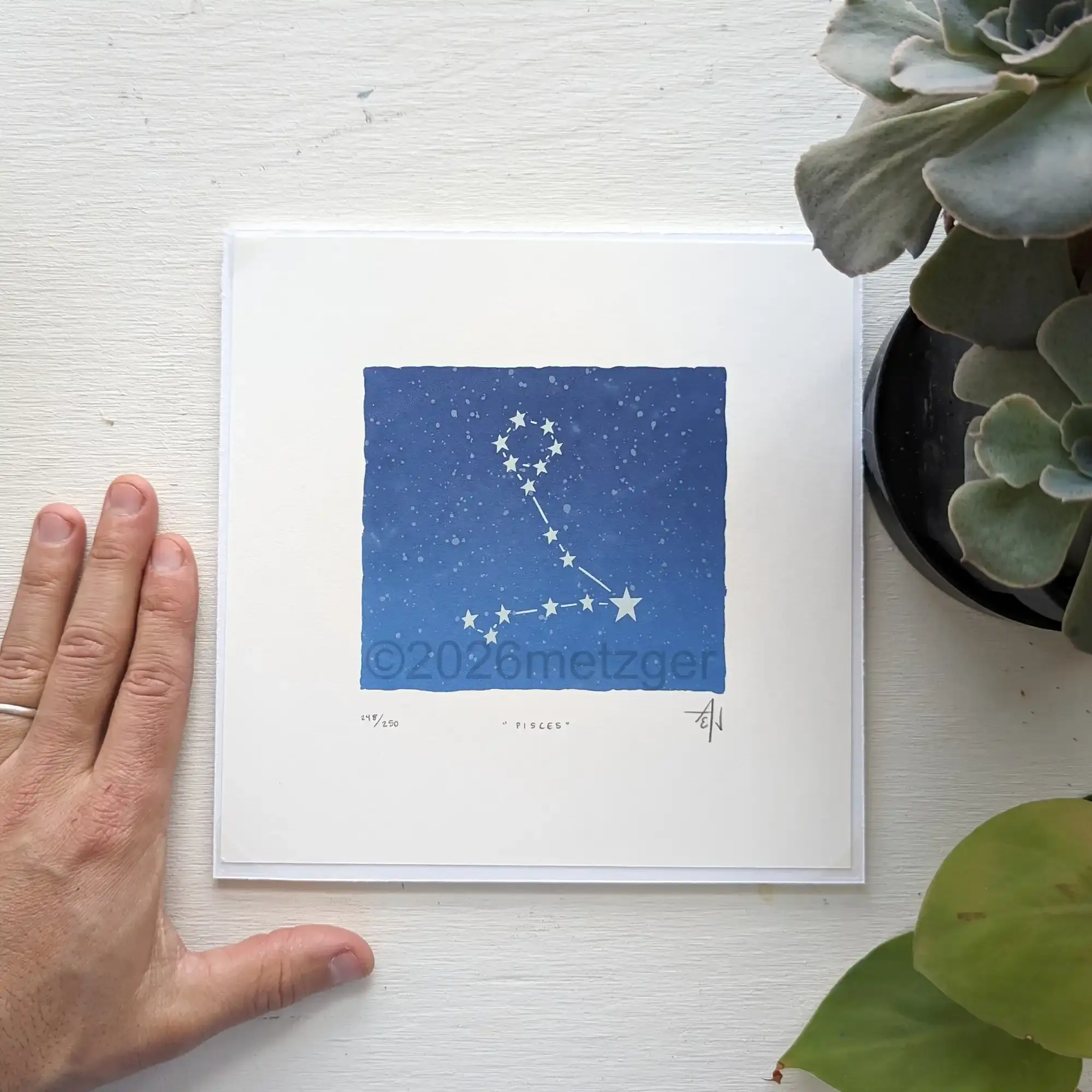 "Pisces" / Glows in the Dark!
