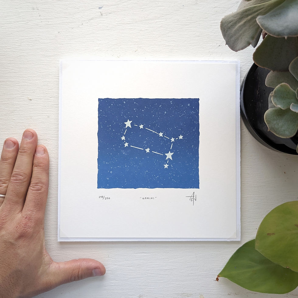 "Gemini" / Glows in the Dark!