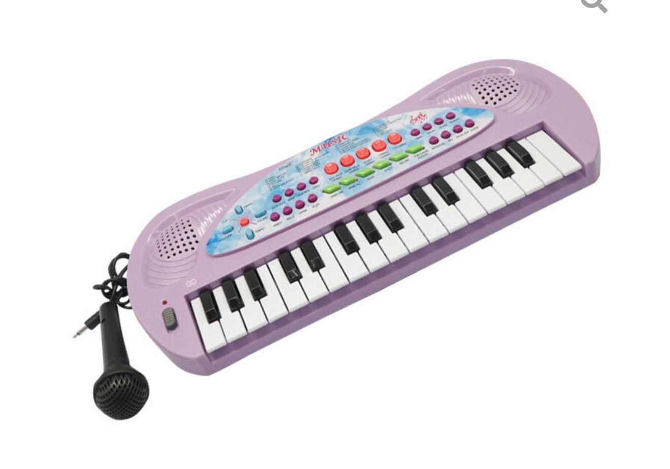 32 Key Kids Portable Electronic Piano Keyboard in PINK