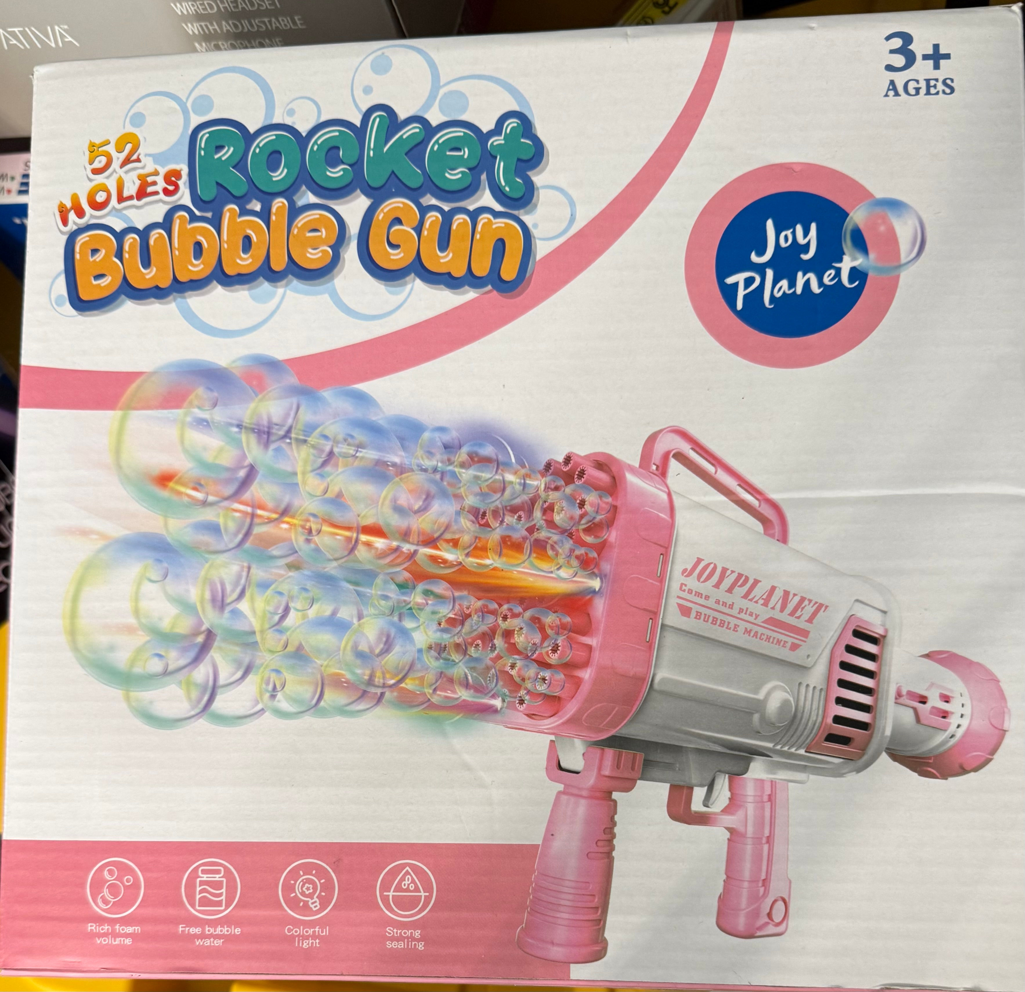 Joy Planet 52-Hole Rocket Bubble Gun