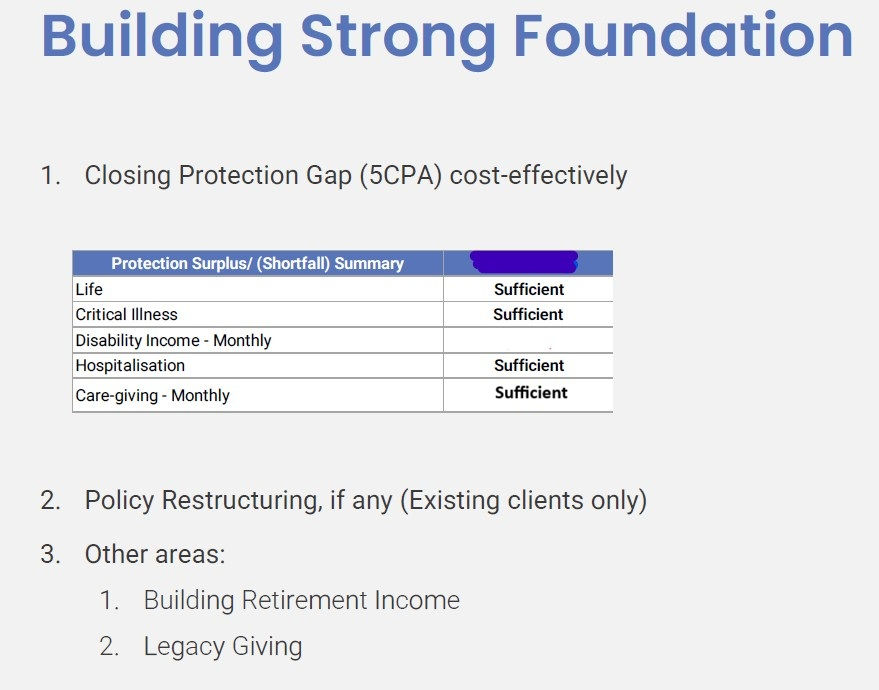 After Havend's review, this was a confirmation that I really lacked protection from the disability income insurance (which was also identified by Moneyowl earlier)