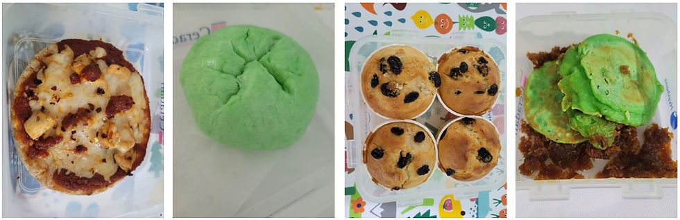 Some stuff that my son made/baked/cooked during his FCE class