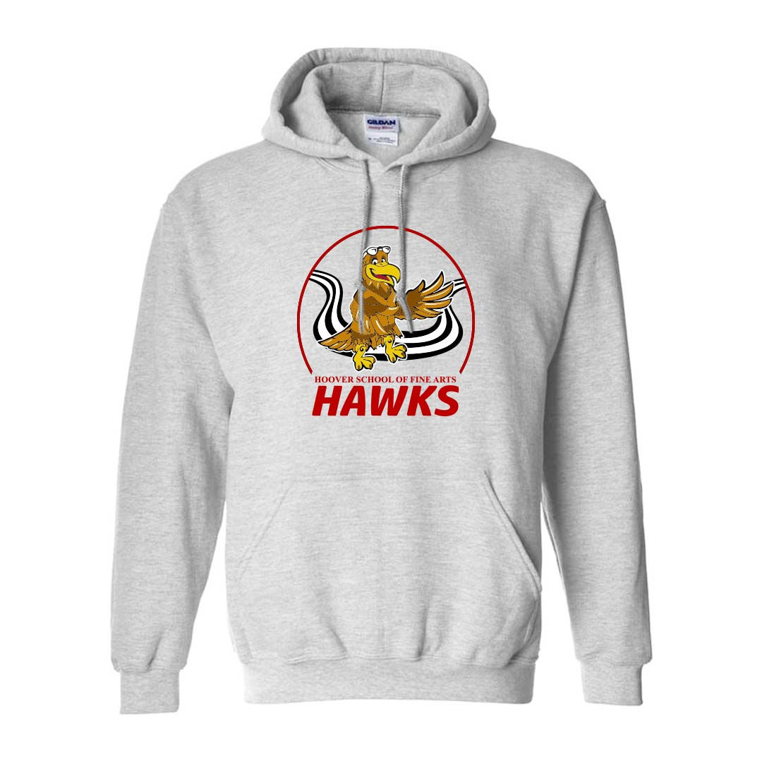 Hoover Hawks Pull Over Hoodie