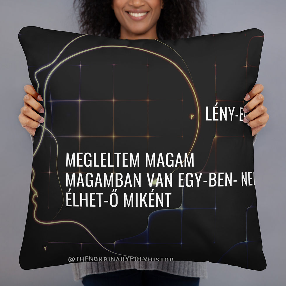 Indexkép: Díszpárna, #haiku kollekció: Lény-eg