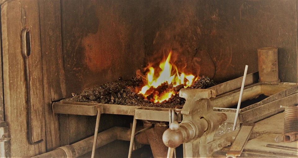 fire, gold, smelting, gilding