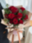 11 Spirit's Sparkle Red Rose Bouquet