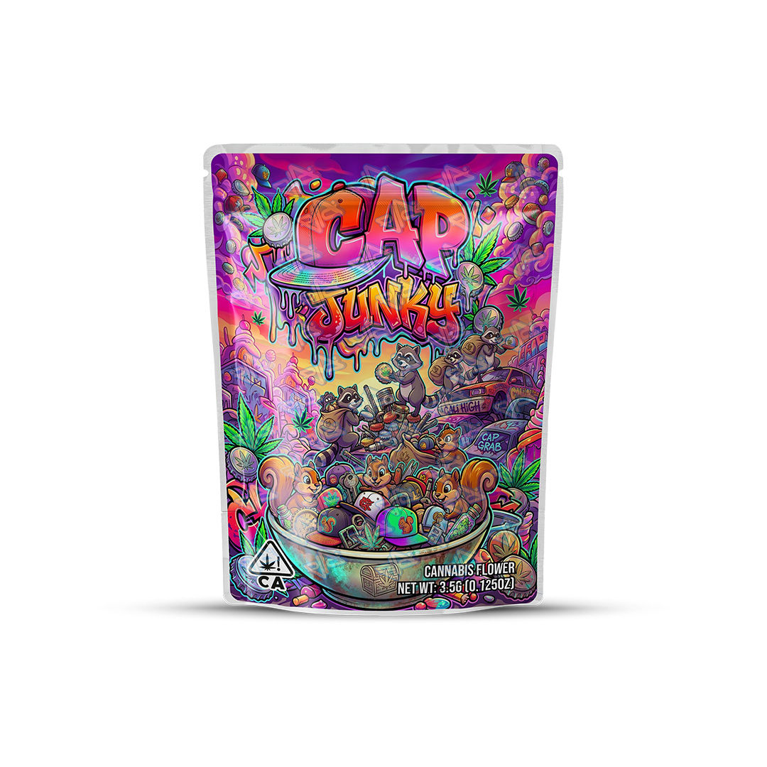 Cap Junky Cali Packs - Strain Labels Pre-Applied