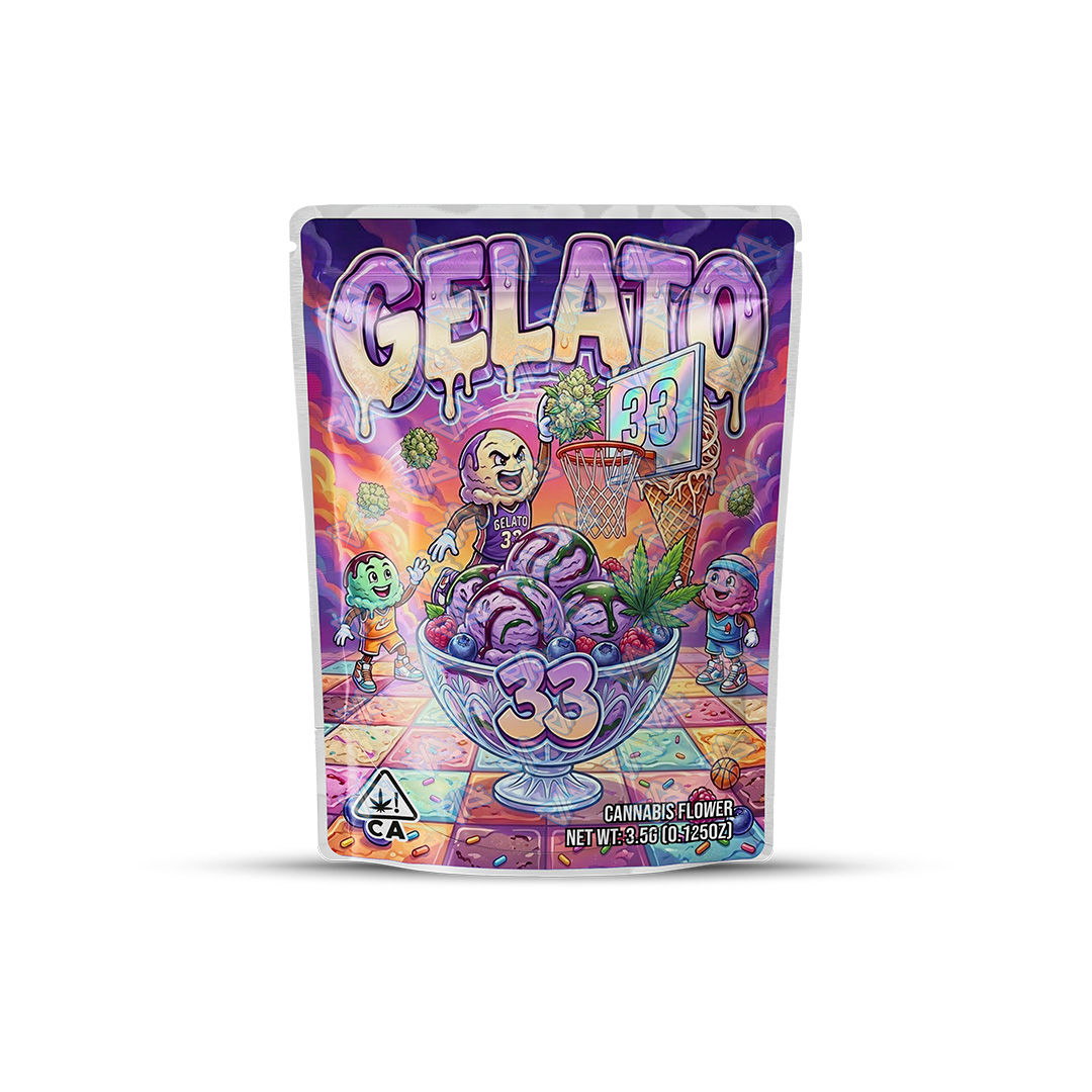 Gelato 33 Cali Packs - Strain Labels Pre-Applied