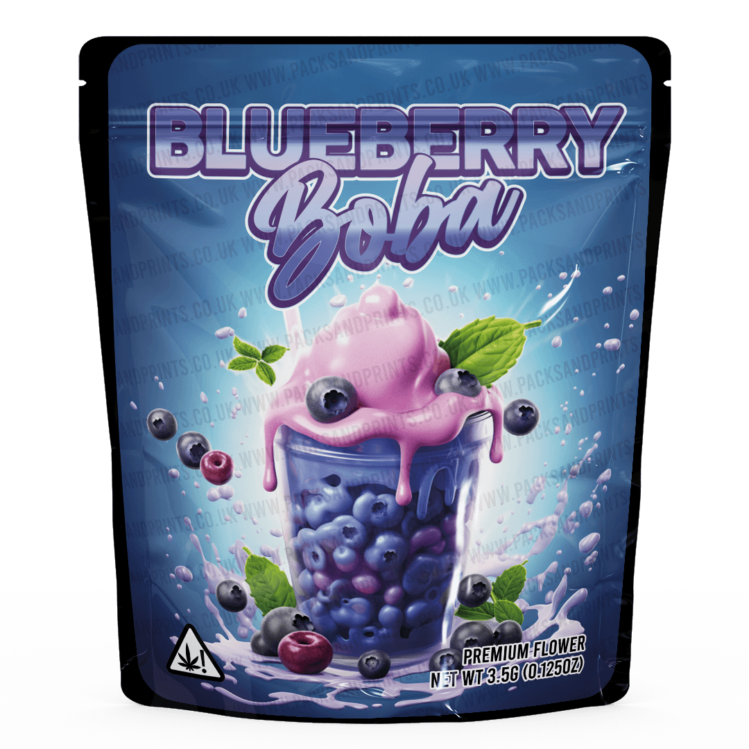 Blueberry Boba Cali Packs - Strain Labels Pre-Applied