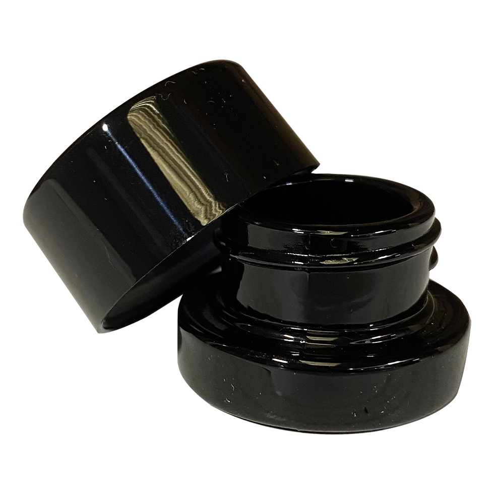 5m Round Extract Glass Jars