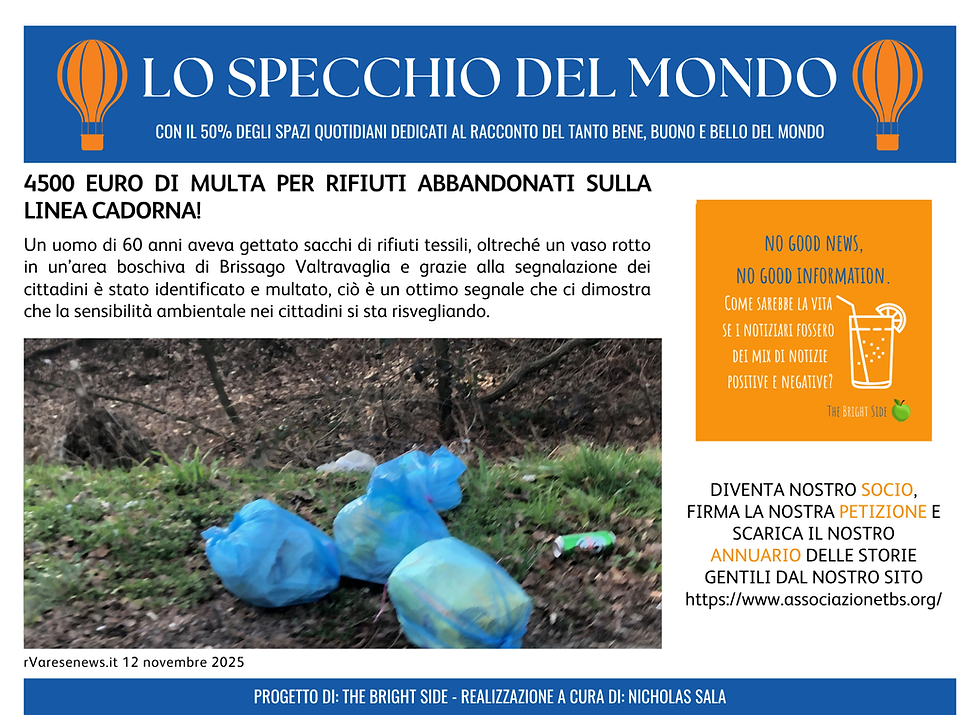 Prima Pagina 13 gennaio