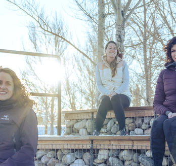 Airdrie Psychologists and Therapists Kristy McConnell, Christine Cimolai, Jennifer McIntee-Leinweber at Nose Creek Park