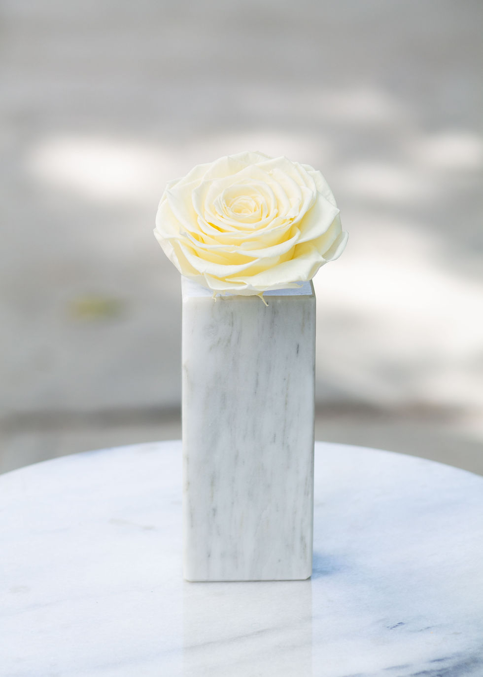 Miniatura: Pedestal Mármol Grande BA-Rosa Magna Condolencia