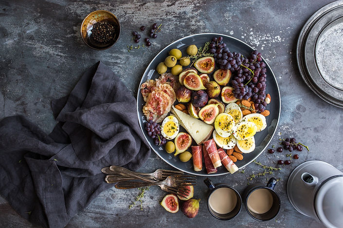 Assiette "salade d'été" composée