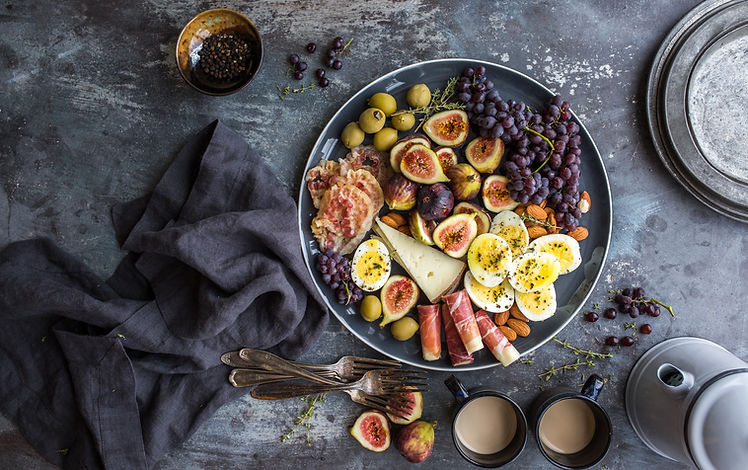 Assiette "salade d'été" composée