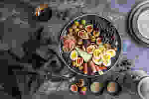 a healthy Mediterranean meal