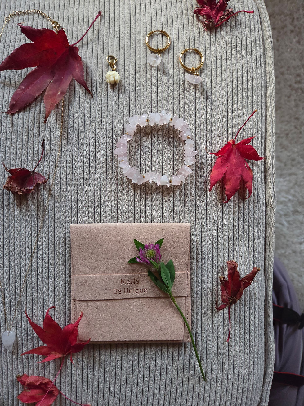 Miniaturbild: Rosenquarz Armband 