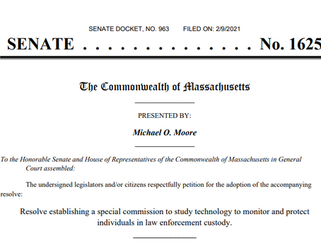 Legislation to Study Tech to Monitor the Health of those in Custody goes to Ways and Means Committee