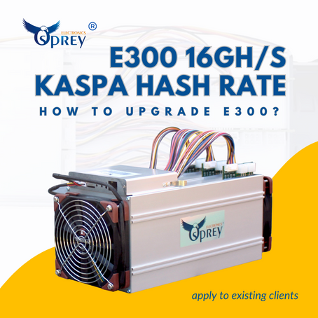 Unleash the Full Potential of E300 Miner: Upgrade to Achieve an Impressive 16Gh/s Kaspa Hash Rate