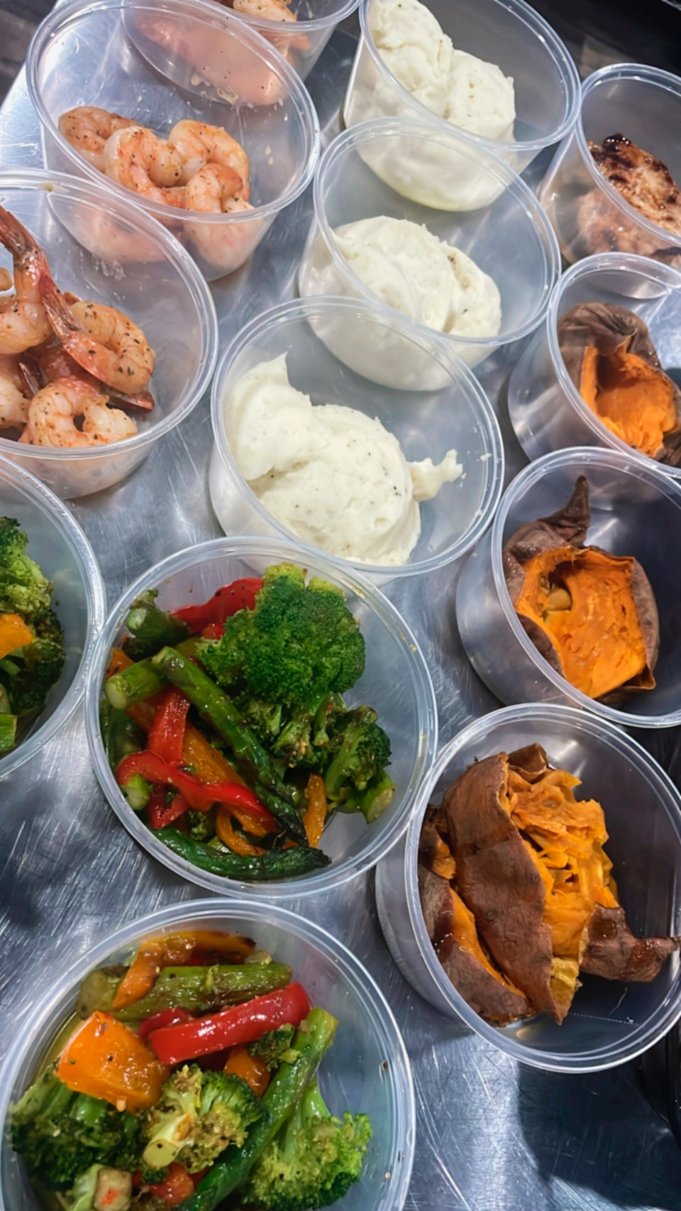 Arranged Food and Objects