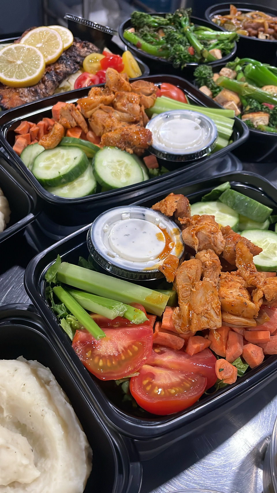 Arranged Food and Objects