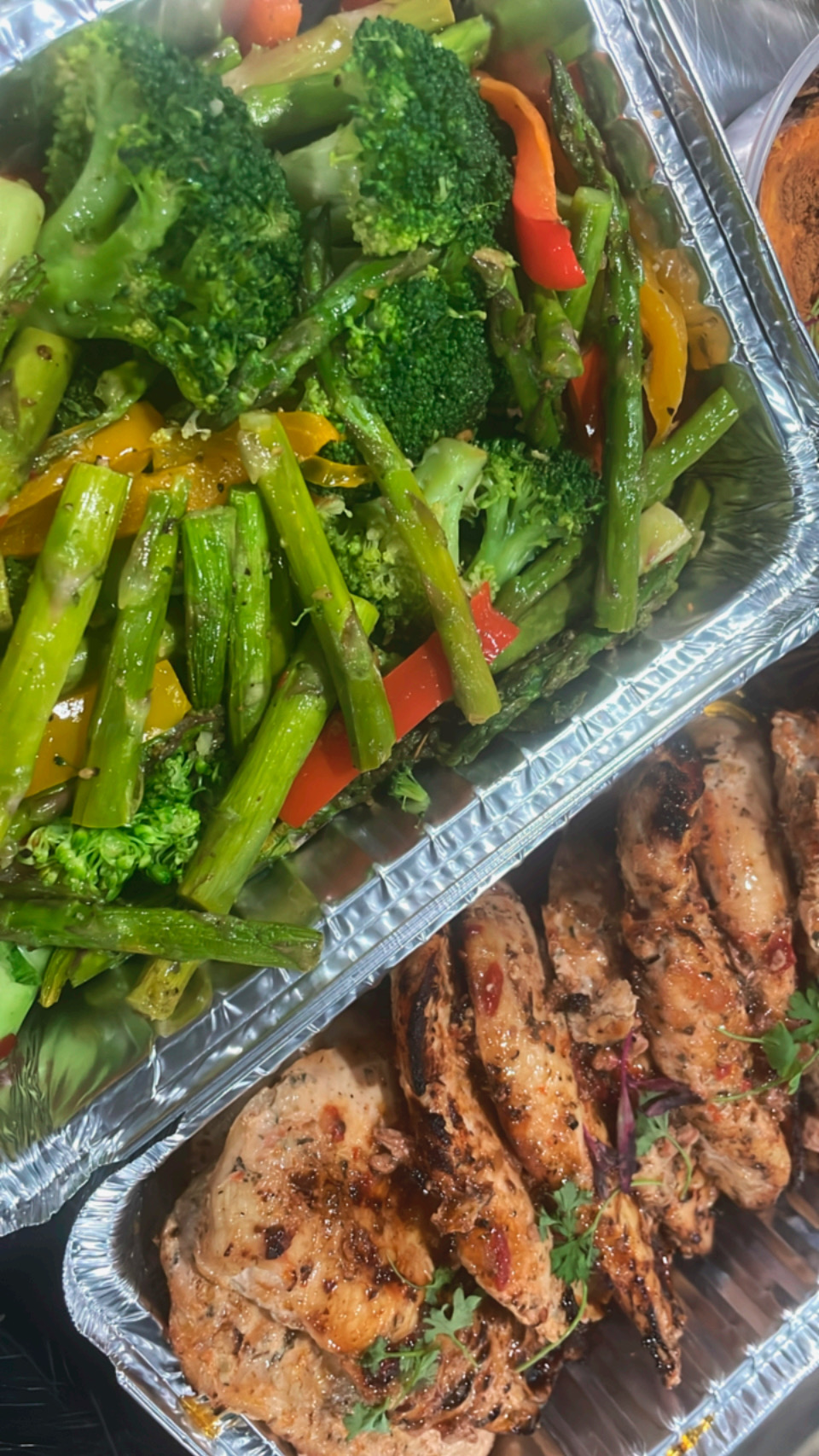 Arranged Food and Objects