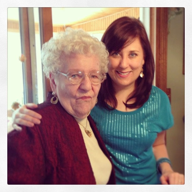 (Photo: My Granny and Me on her birthday in 2016)