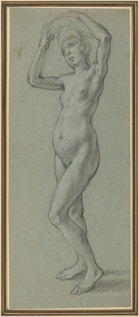 Alessandro Casolani (artist) Sienese, 1552 - 1606 Study of a Female Nude National Gallery of Art, Washington DC