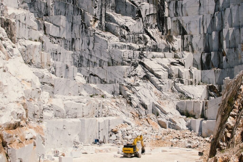 Italian marble quarry, photo by Gianluigi Marin