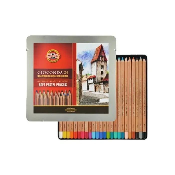 Soft pastel v ceruze - Koh-I-Noor - Gioconda sada - 24 ks