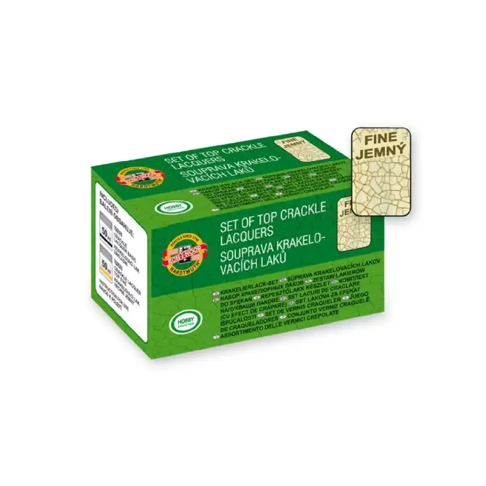 Súprava krakelovacích lakov - Koh-i-noor Set  - 2 x 50ml